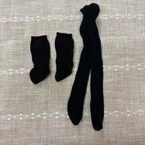 Pleasant Company American Girl of Today Black Tights & Black Socks